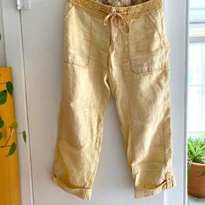 Anthropologie Linen Pant